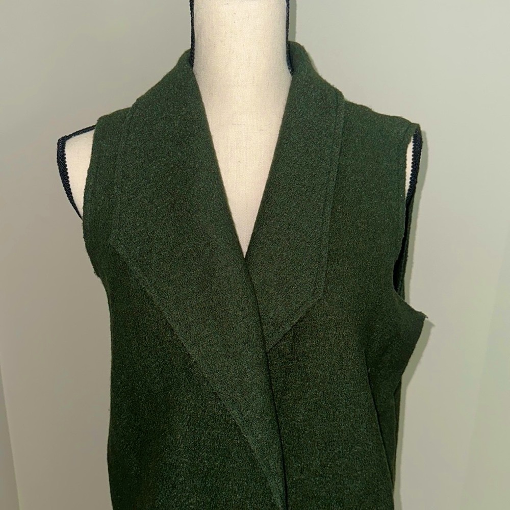 Green Long Vest